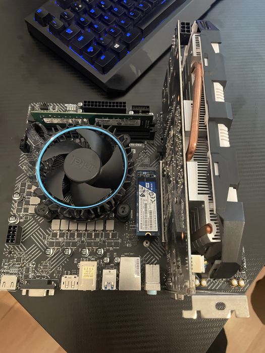 Bundle intel I3 12100+Gtx 1060+ ssd m2 500gb+8gb ram+fonte 450w