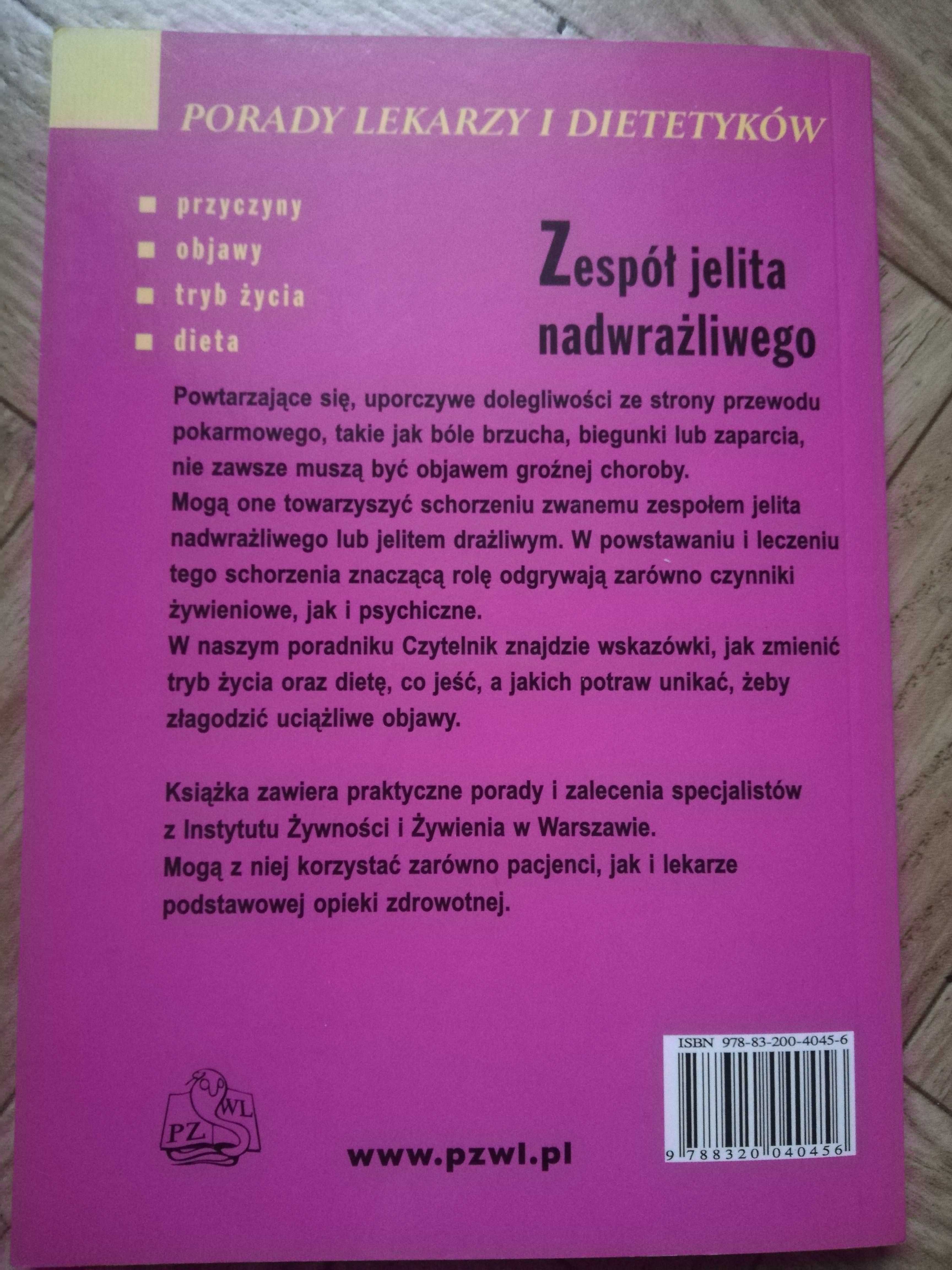 ksiazka/poradnik: ,,Zespol jelita drazliwego"