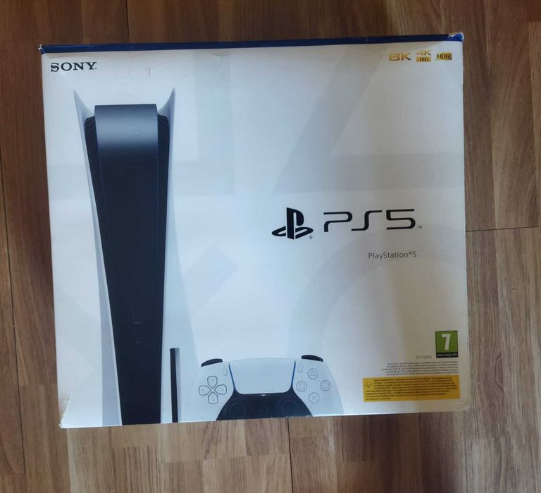 Caixa de PS5 como Nova