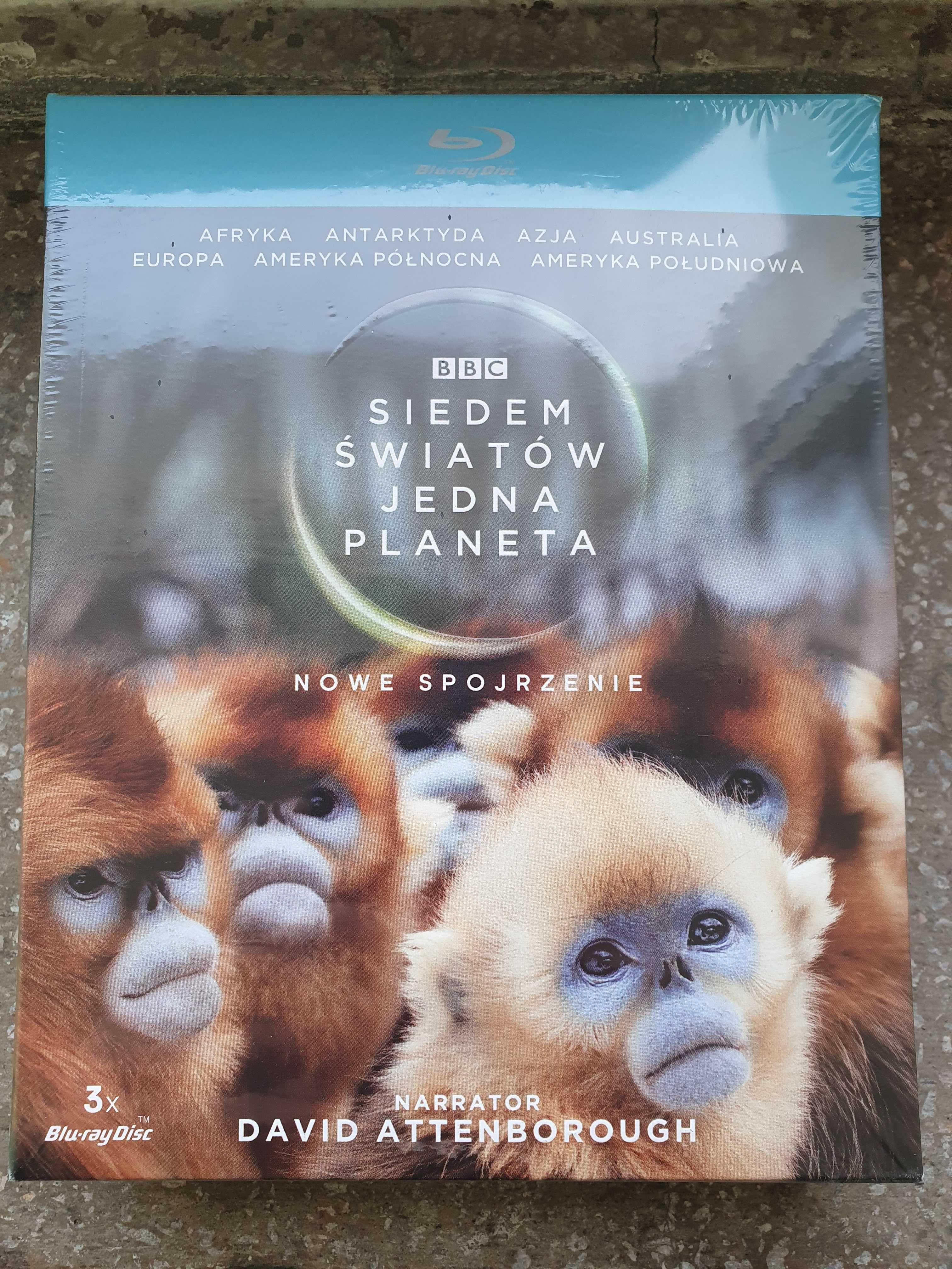 BBC Siedem światów jedna planeta - 3 x płyta Blu-ray, PL