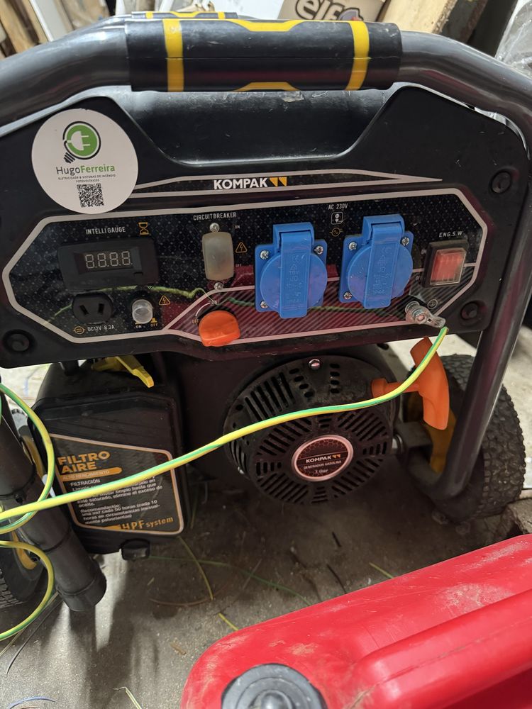 Gerador monofasico a gasolina de 3kw com
