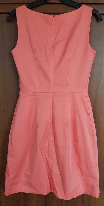 Elegancka łososiowa sukienka rozmiar 36 Beata Rębowska