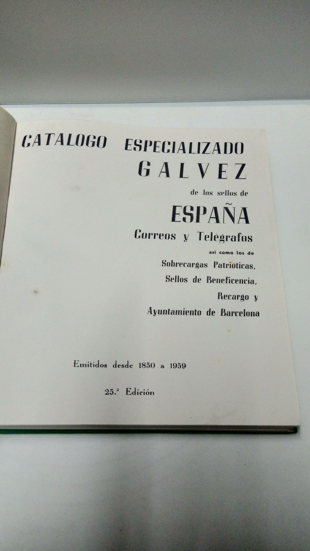Filatelia: Catálogo Galvez especializado - selos Espanha (1960)
