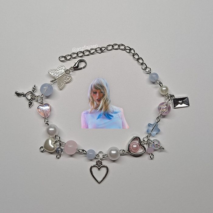 Bransoletka Handmade Taylor Swift Lover Album Coquette Y2K Aesthetic