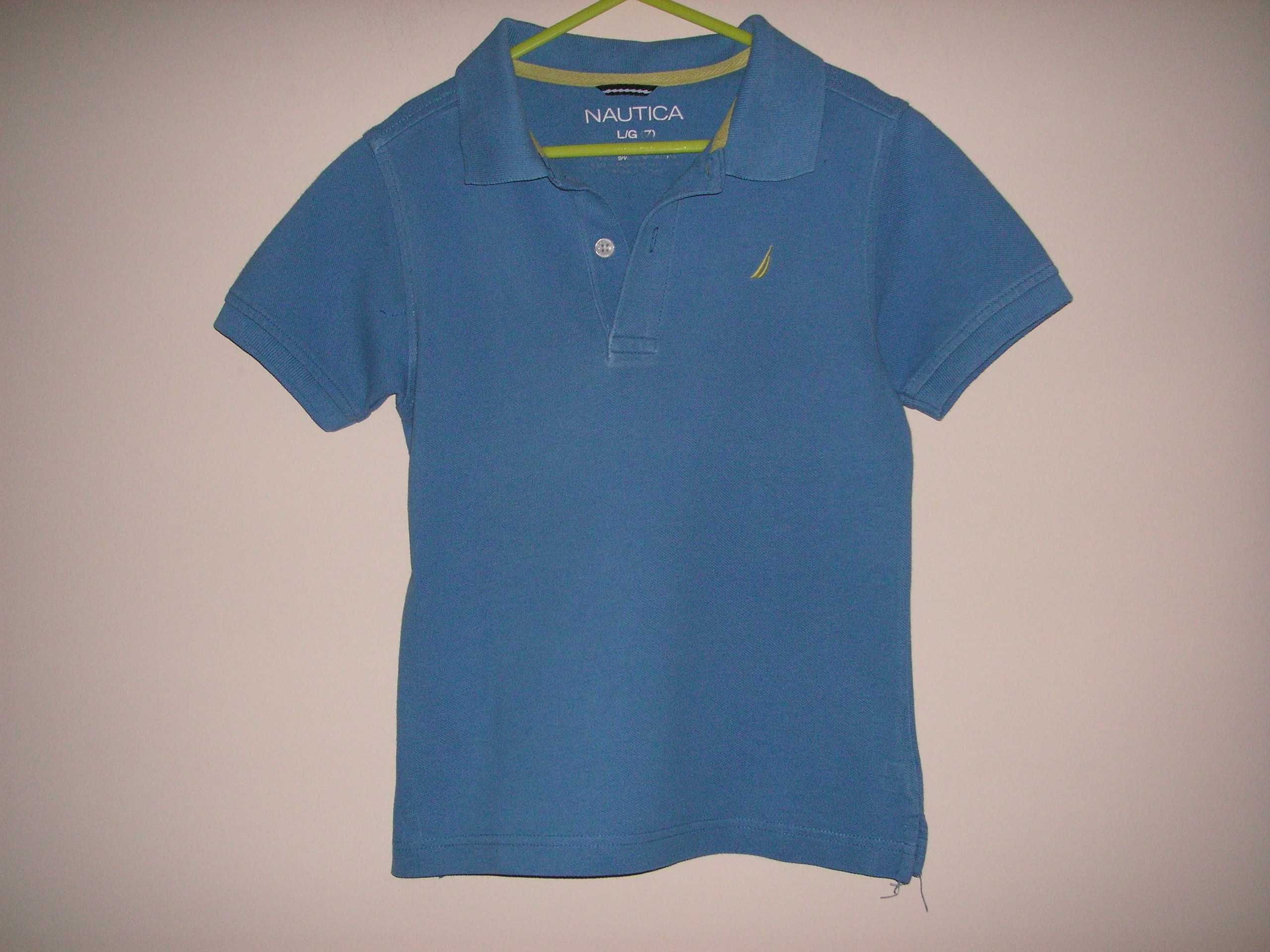 Zara Polo de Manga Comprida T/8 e Nautica T/7