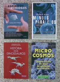 Divulgação científica - 23 livros - venda individual
