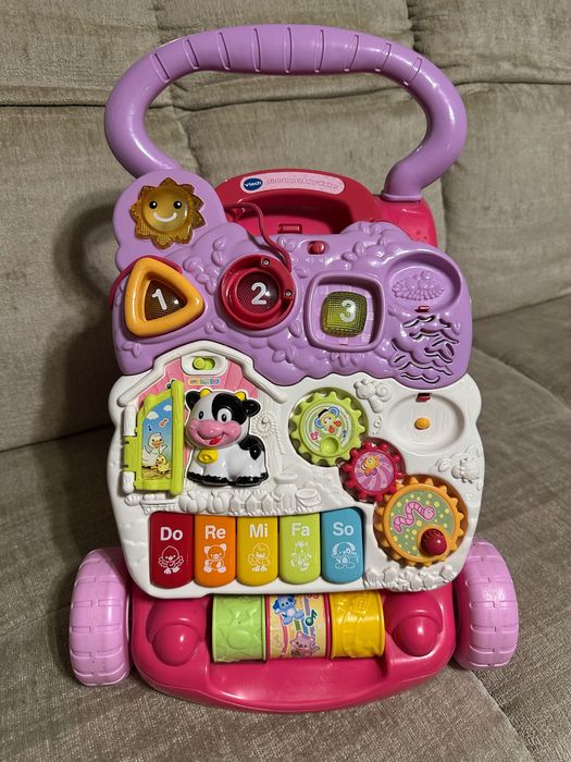 Chodzik / Pchacz - V-tech English - pink