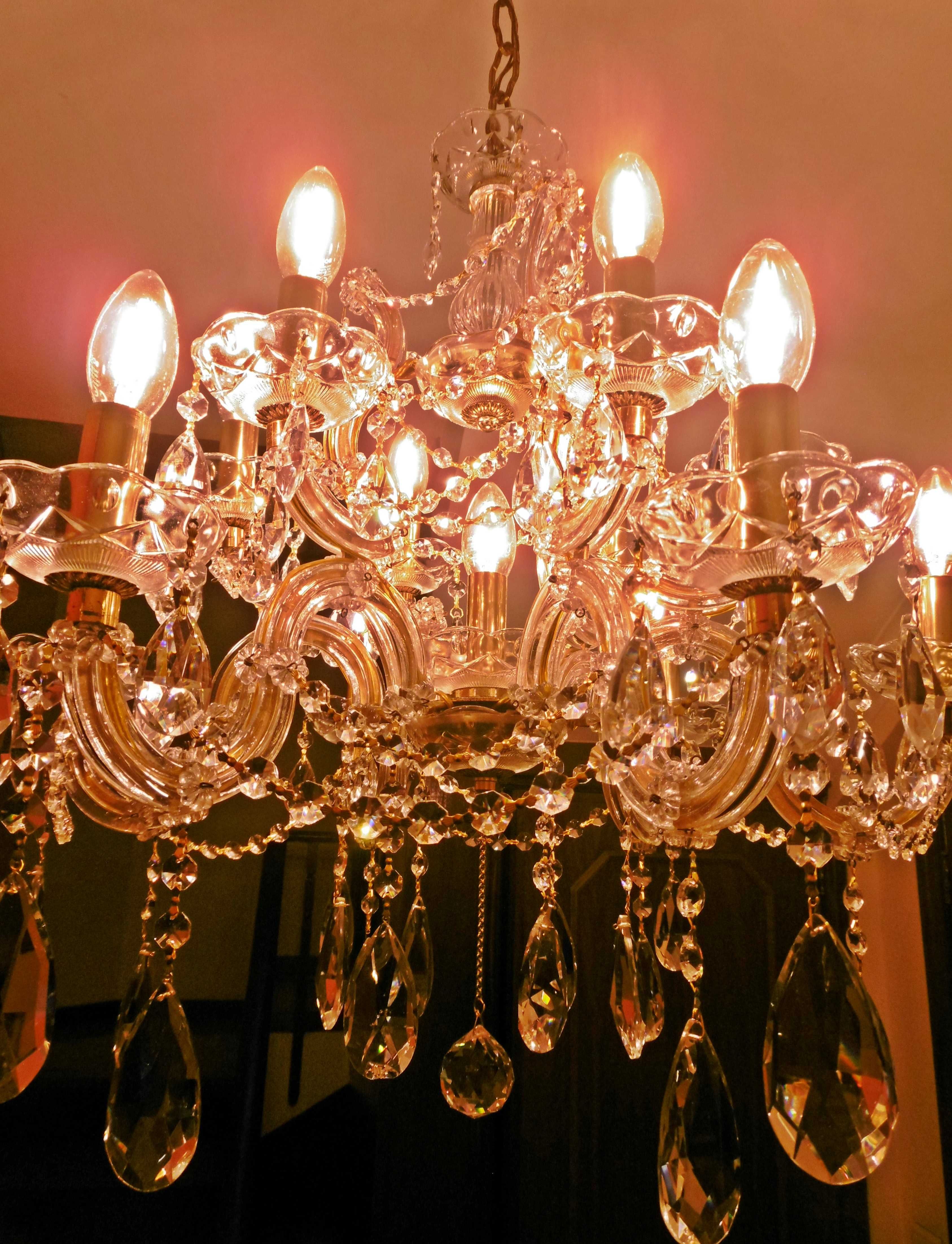 Candeeiro/ Lustre cristal