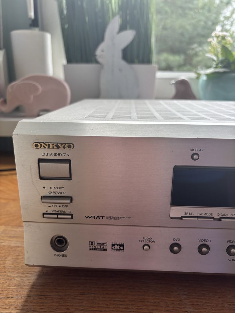 Amplituner Onkyo TX-DS494 srebrny