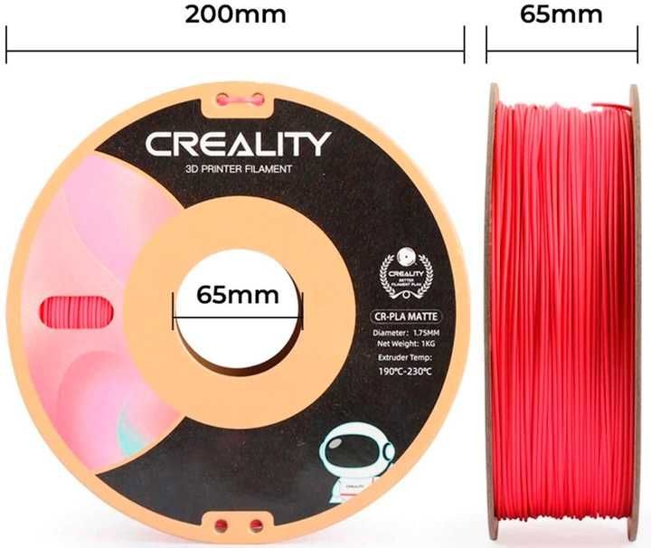 PLA пластик Creality філамент для 3D принтера матовий 1.75 мм 1 кг