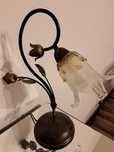 Komplet lamp, metaloplastyka wisząca i 2 stojące +  kinkiet