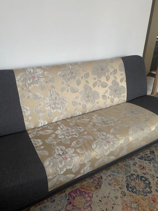 Kanapa z funkcją spania + dwa fotele