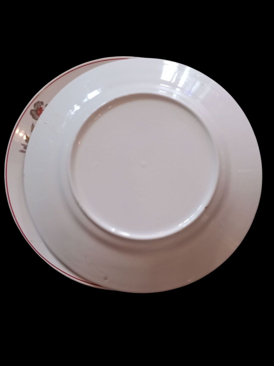 Conjunto 10 pratos antigos 5 sopa e 5 raso