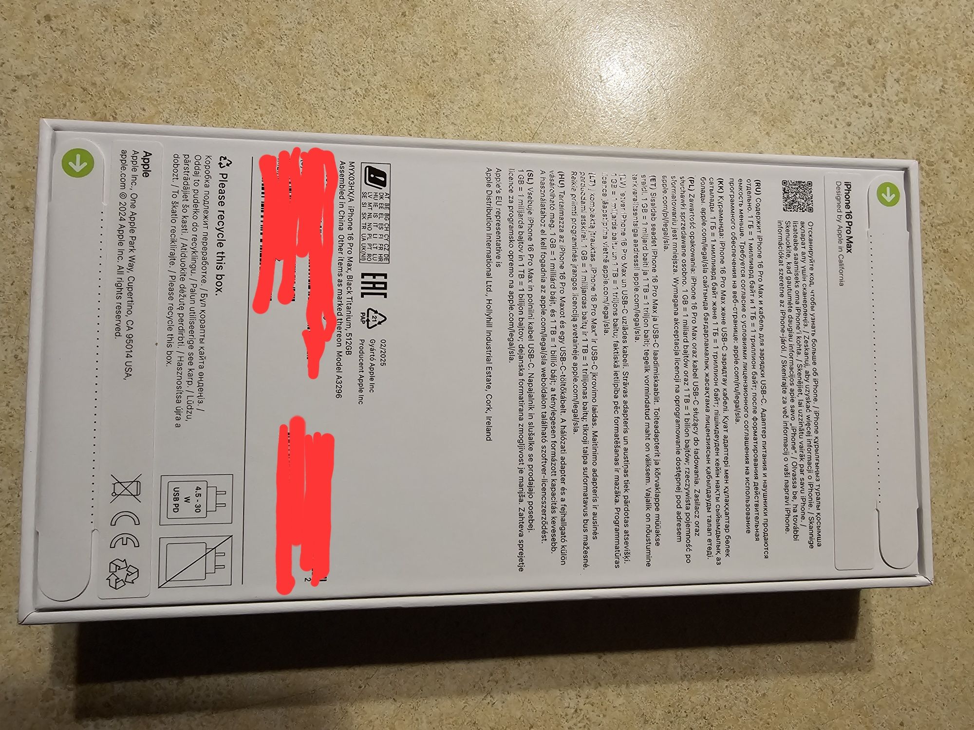 Iphone 16 pro max 512 GB czarny