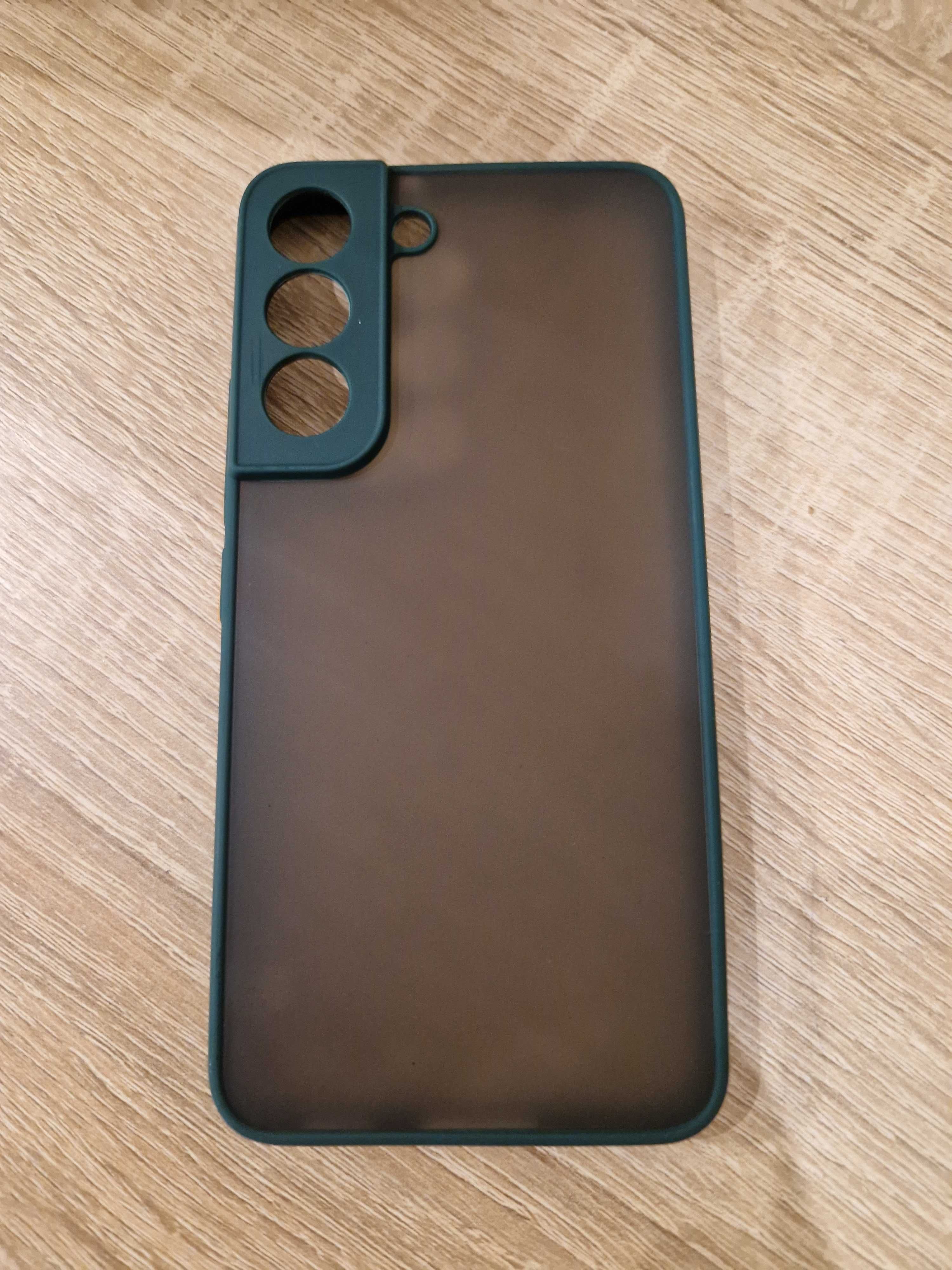 Etui Vennus Color Button Bumper do Samsung Galaxy S22 Plus Zielony