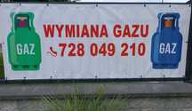 Wymiana butli gazowych 11 Kg Wymiana gazu.