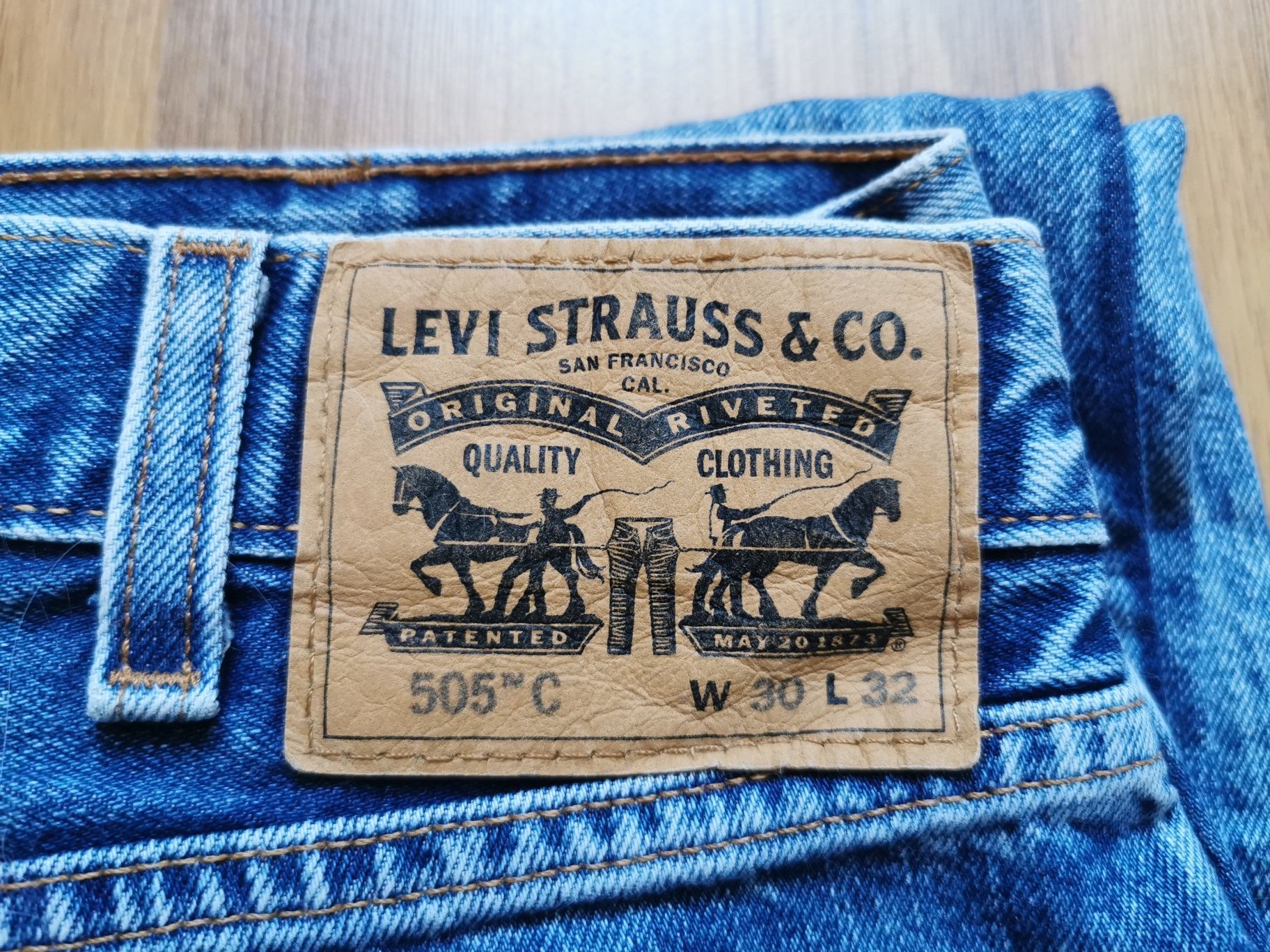 Levi's 505 Orange Tab W30 L32 spodnie jeansowe jeansy Levis vintage