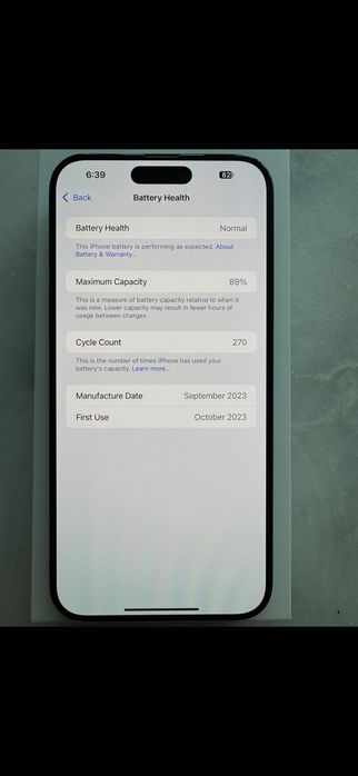 iPhone 15 Pro Max 256 GB Azul Titânio Impecável