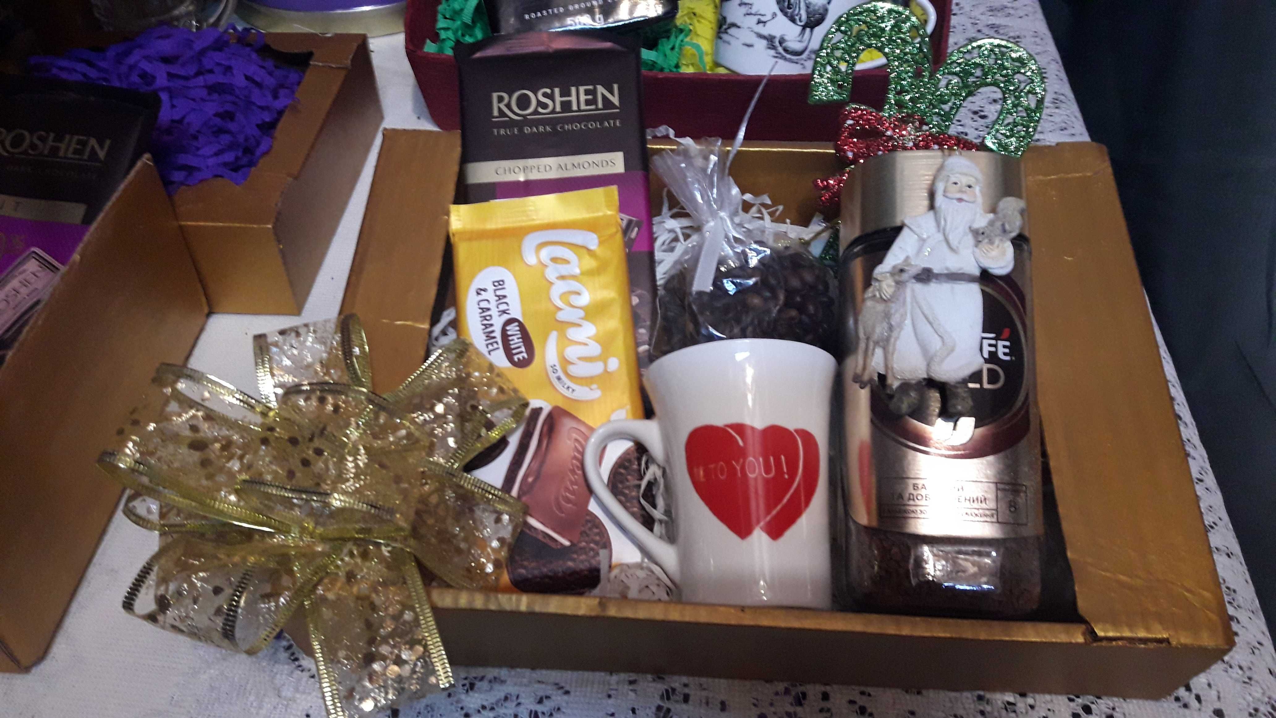 Кофе+чашка+шоколад набор подарок