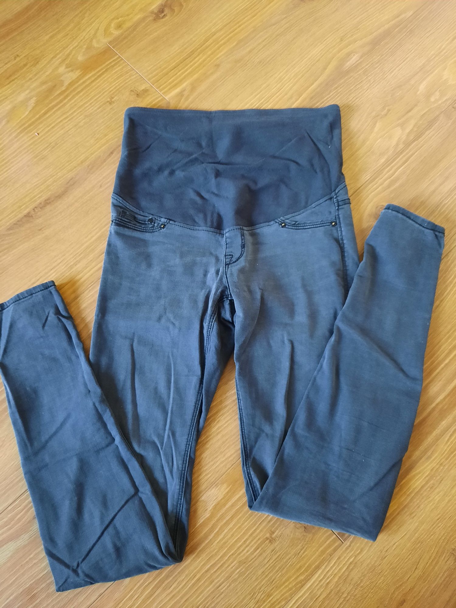 Spodnie dżinsy ciążowe h&m r.34