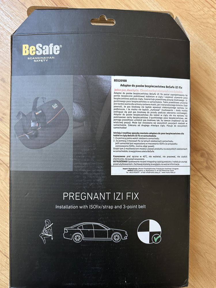 Adapter do pasów bezpieczeństwa BeSafe Izi Fix | Stan Idealny