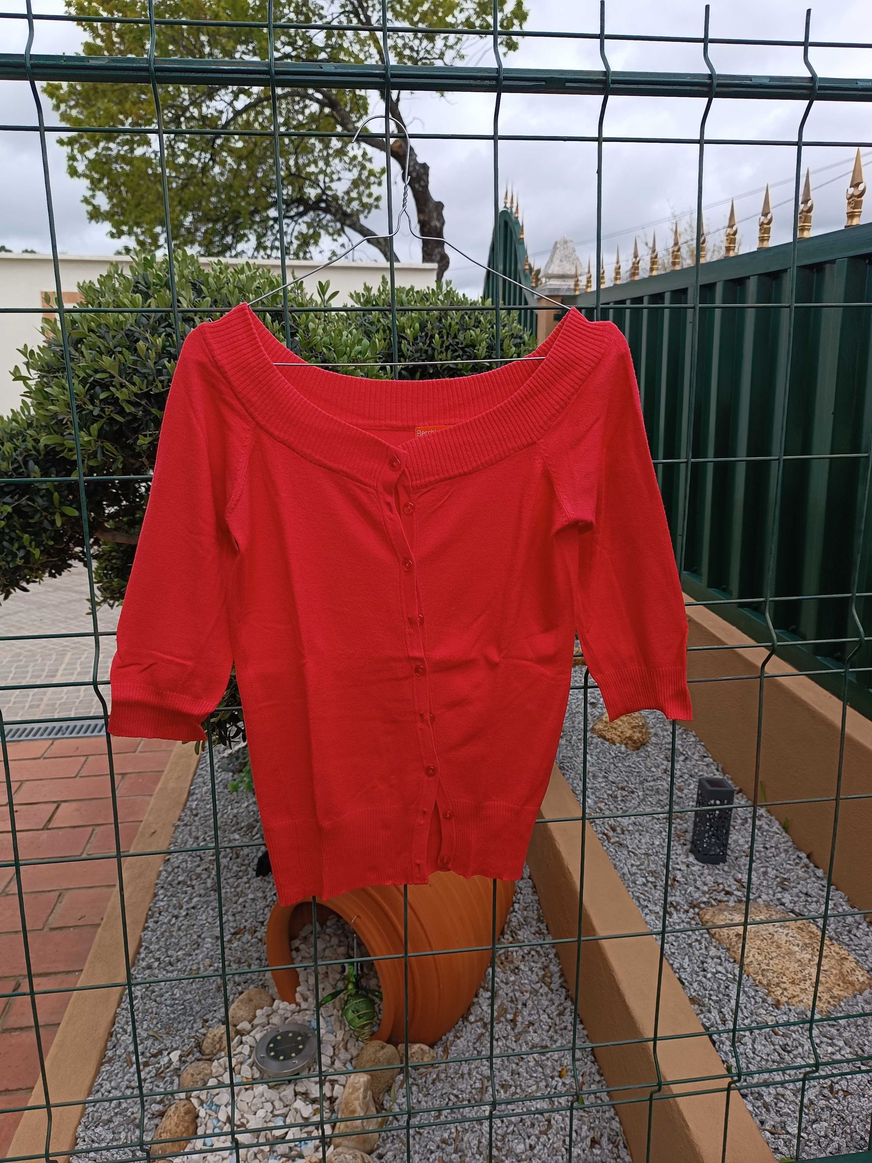 Cardigans (vermelho + amarelo)