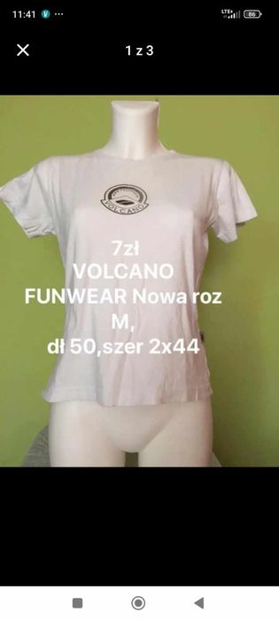 Nowa biała koszulka rozmiar M