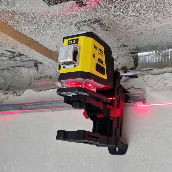 Laser niwelator laserowy czerwony Nivel System CL3R + walizka