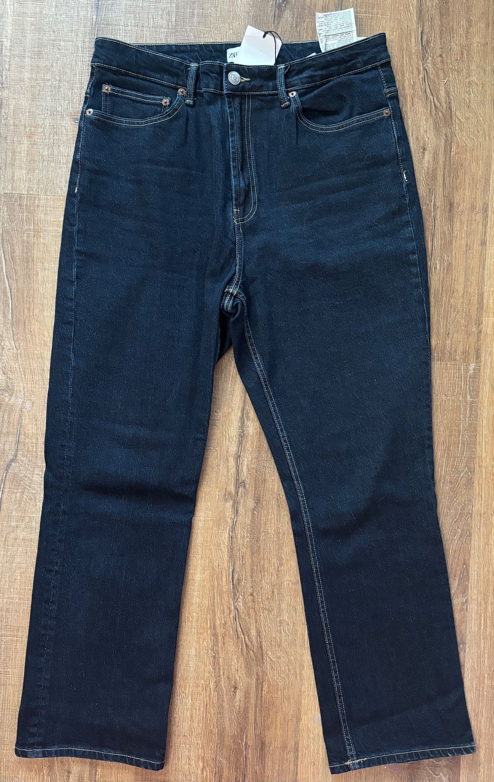 ZARA Jeans z wysokim stanem elastyczne  NOWE rozmiar 44