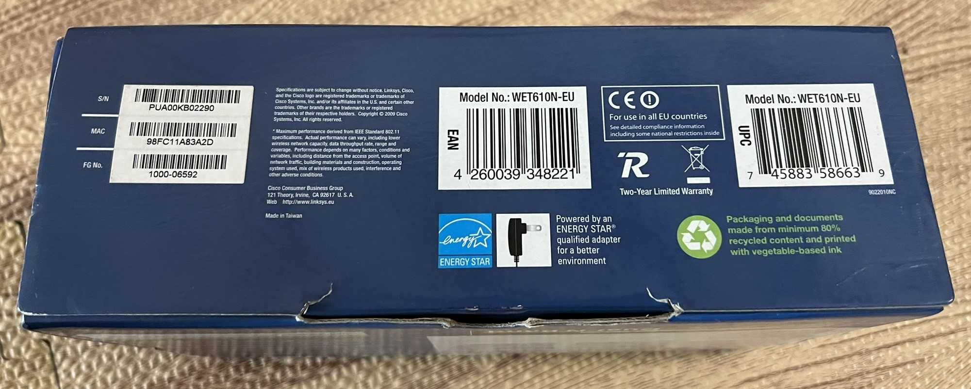 Linksys Ethernet Bridge
