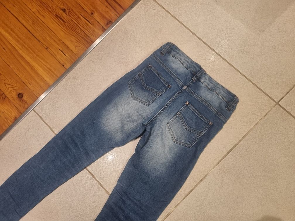 Jeansy 152 CoolClub dżinsy spodnie jeansowe