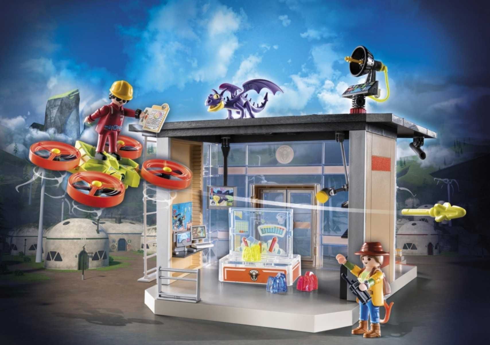 Klocki Playmobil 71084 Dragons Smoki Laboratorium Icaris dla dziecka