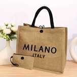 Jutowa torba lenia Milano