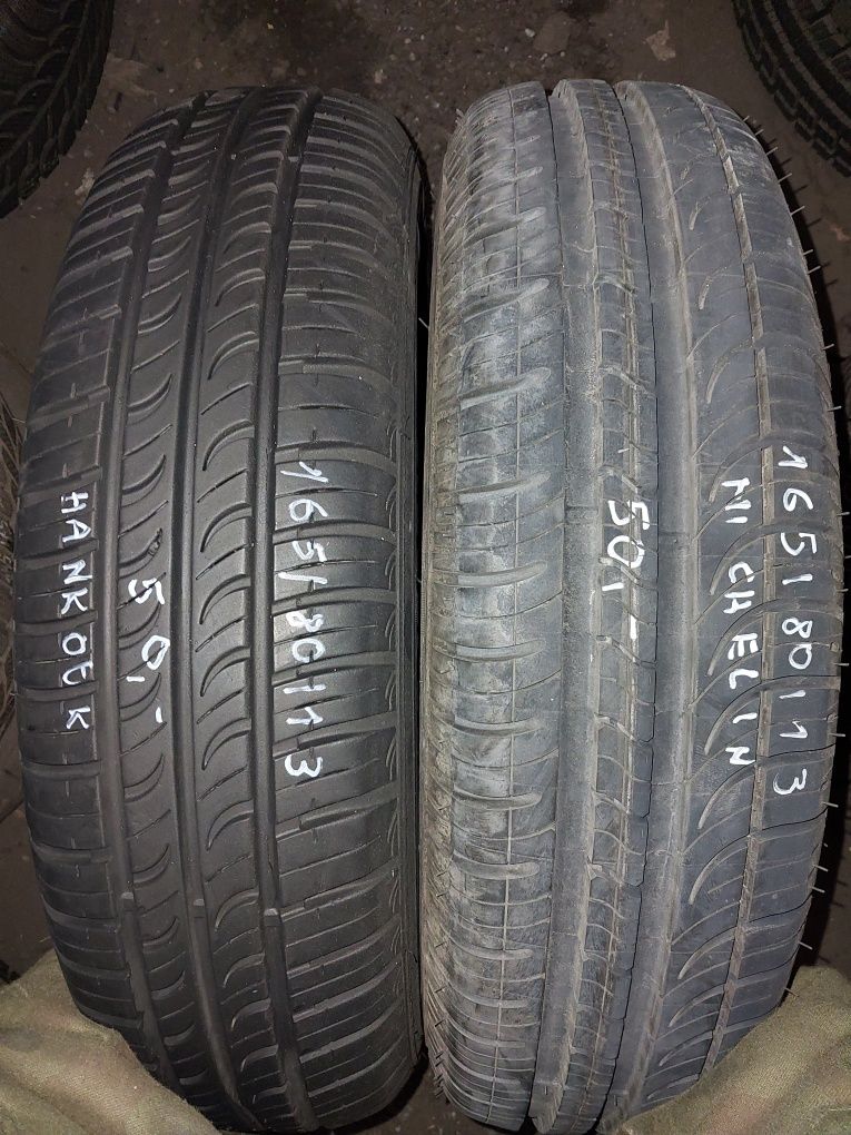 165/80/13  michelin Hankook Goodyear opona uzywana