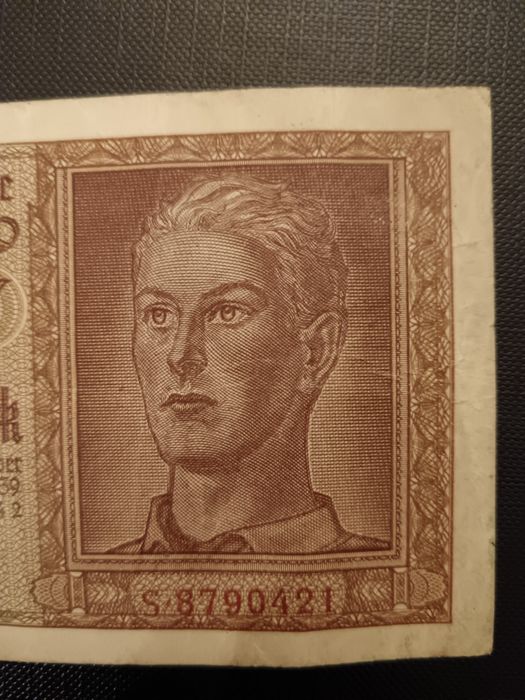 Niemiecki banknot, kolekcjonerski, przedwojenny
