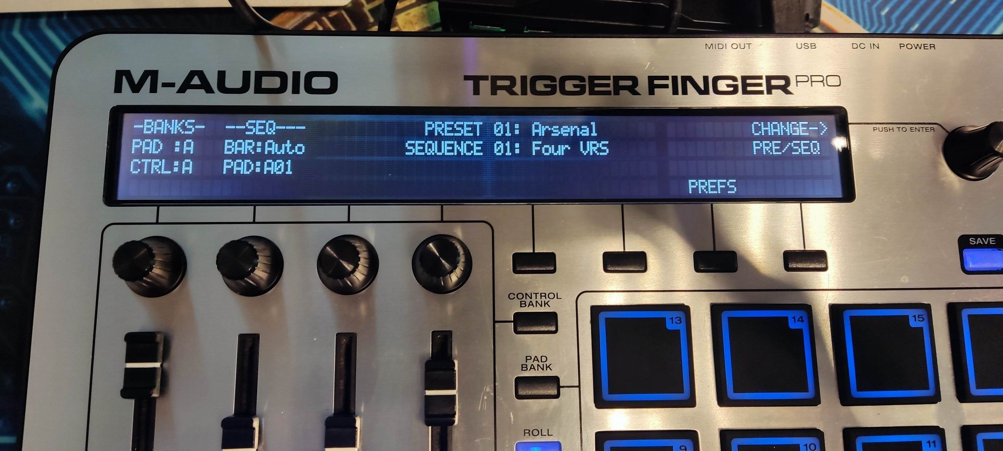 M-audio Trigger finger Pro MIDI
