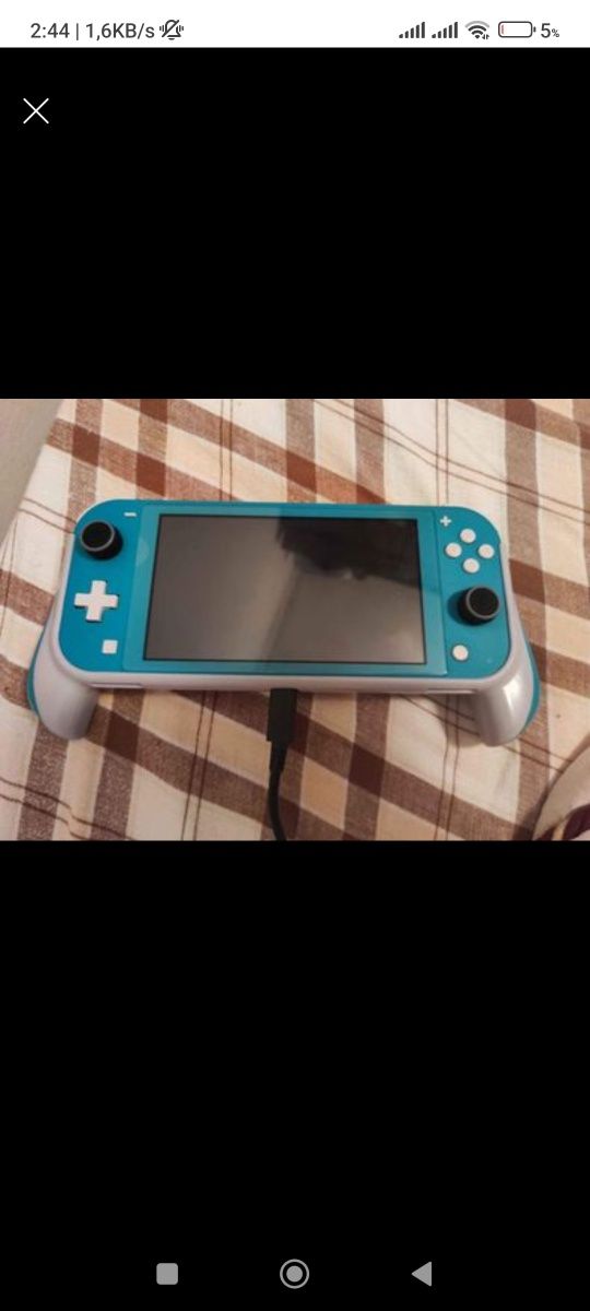 Nintendo switch Lite Turquesa + Case e mala de transporte