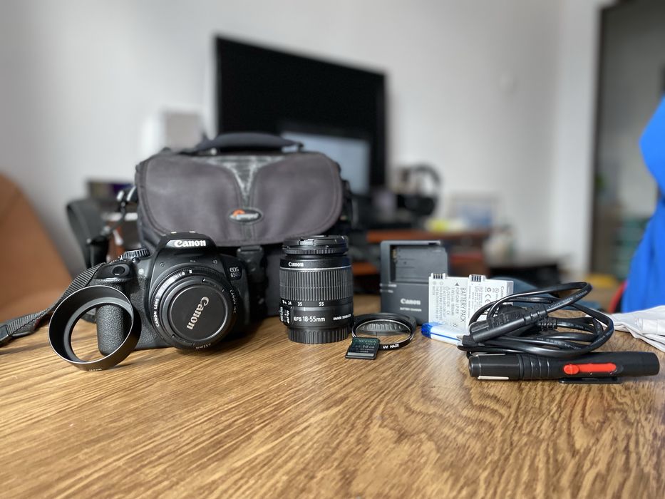 Canon 650d + 18-55kit + ef50mm II