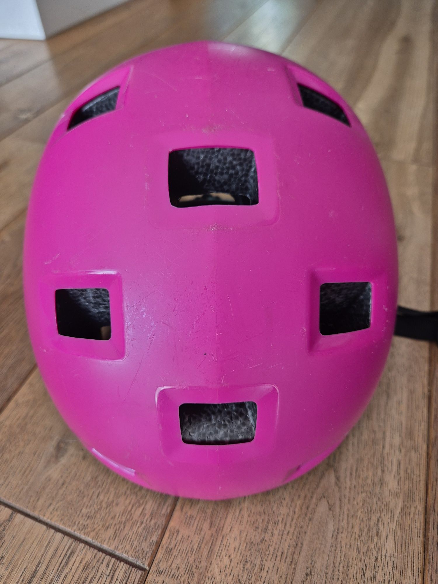 Kask Decathlon Oxelo różowy 52 - 54 cm