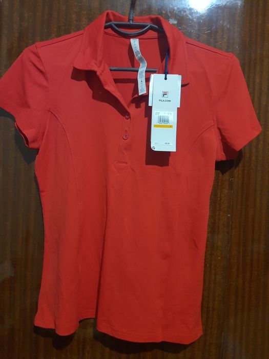 Фтболка поло помаранчева