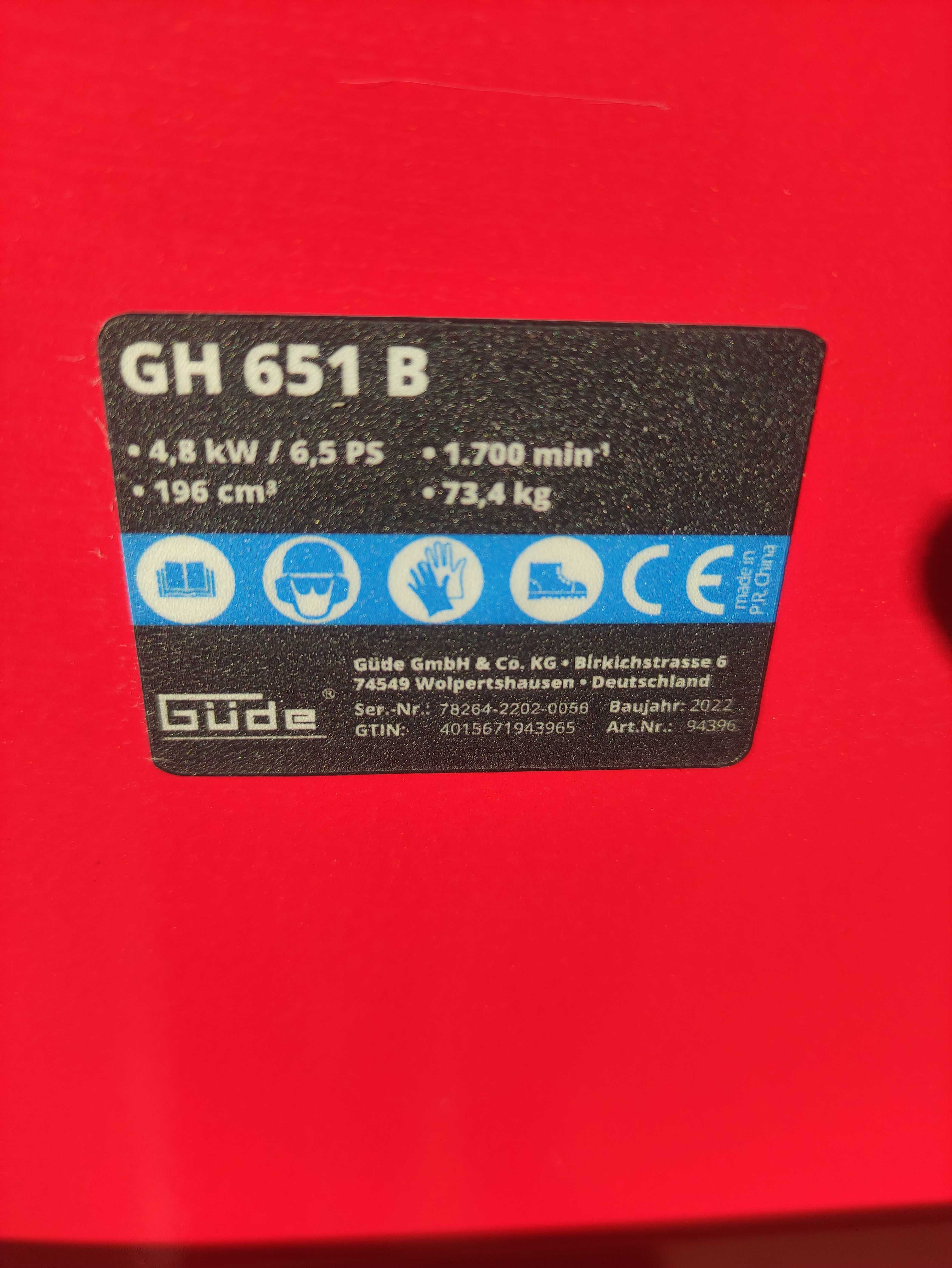 Rozdrabniacz do gałęzi gude gh651b