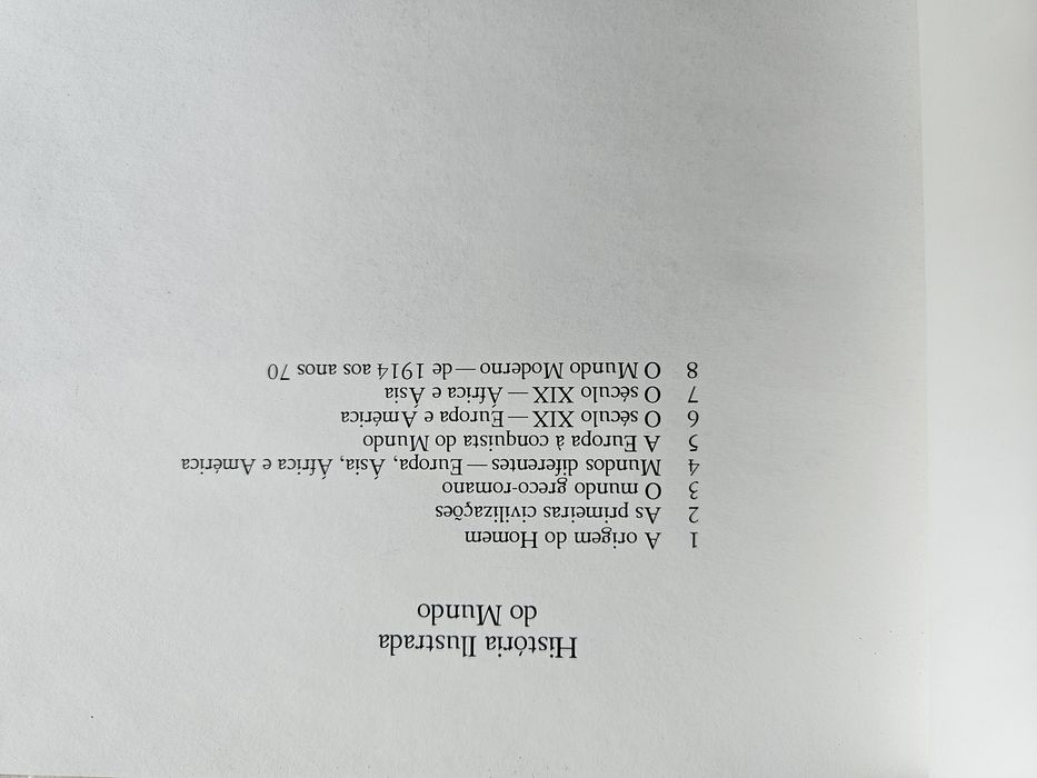 Lote de 2 Livros da Colecção História Ilustrada do Mundo Usados