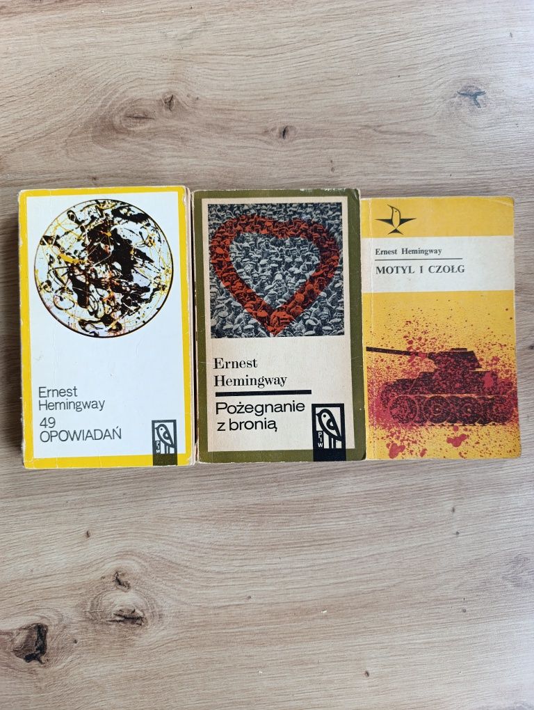Ernest Hemingway opowiadania zbiory - trudno dostępne!