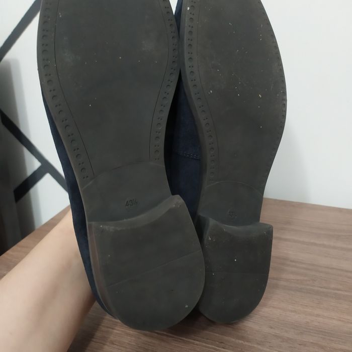 Чоловічі туфлі, лофери замшеві