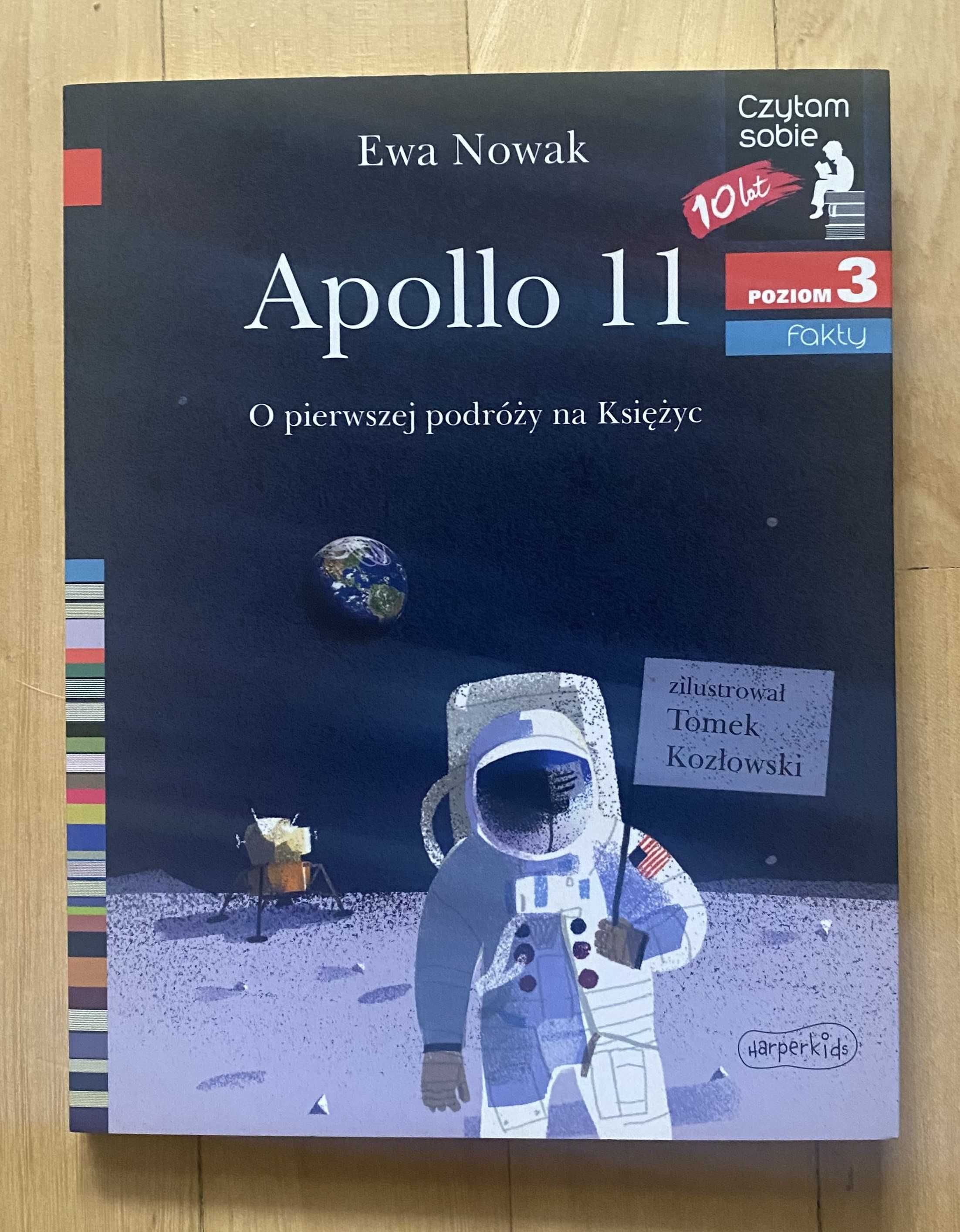 Książka Apollo 11 Ewa Nowak kosmos Księżyc