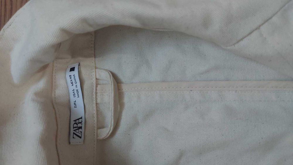 Універсальний жикет Zara оверсайз (Overshirt Jacket), льон/бавовна
