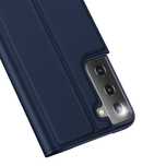 Etui Dux Ducis Skin Pro Z Klapką Samsung Galaxy S21 Plus 5G Niebieski