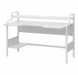 Ikea FREDDE biurko gamingowe, białe 140x74x73cm