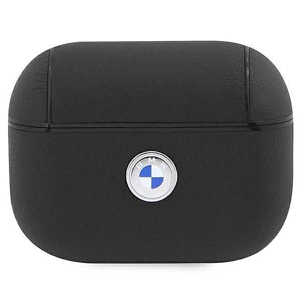 Etui BMW Geniune Leather Silver Logo na AirPods Pro 2 (2022/2023) - cz