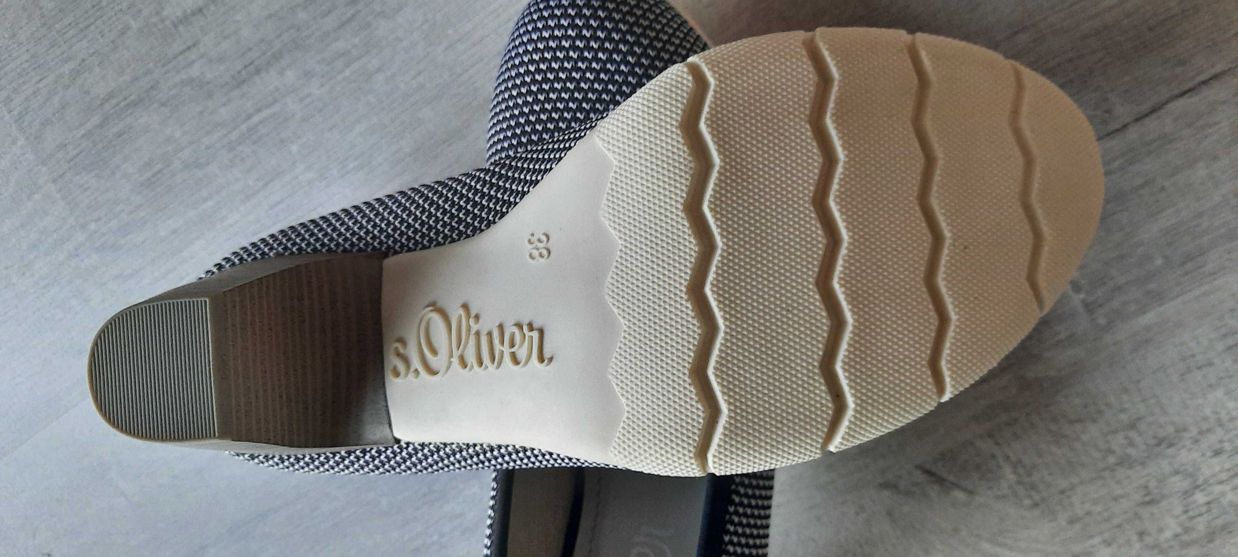 Buty damskie na obcasie St.Oliver nowe rozmiar 38 na obcasie